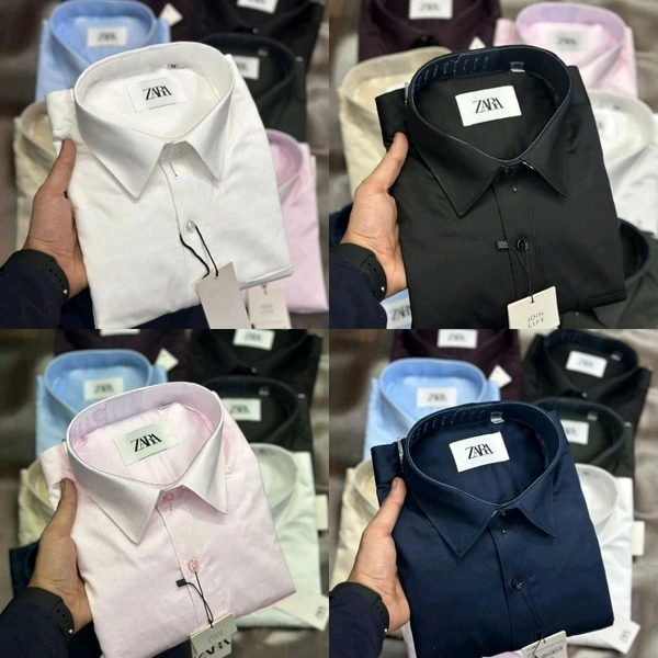 Zaraa 4 Pc Combo Cotton Regular Fit Shirt - XXL-44