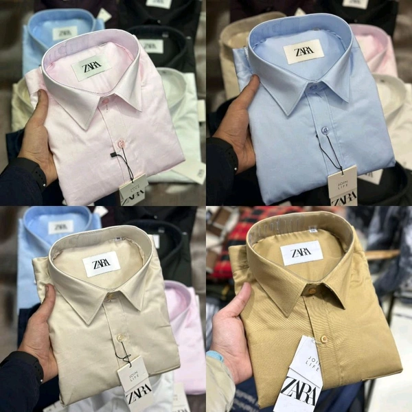 Zaraa 4 Pc Combo Cotton Regular Fit Shirt - XL-42