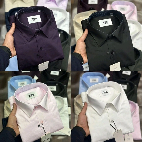 Zaraa 4 Pc Combo Cotton Regular Fit Shirt - XL-42