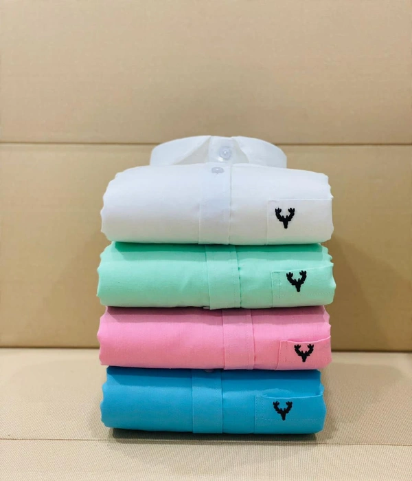 Allen Men's Plain Shirt Combo - Pack of 4 | Premium Cotton | Casual & Formal Wear - M-38