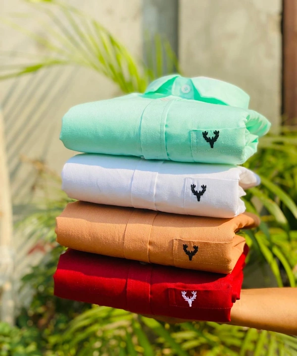Allen Men's Plain Shirt Combo - Pack of 4 | Premium Cotton | Casual & Formal Wear - L-40