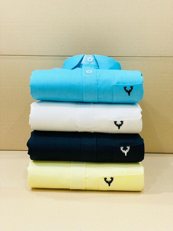 Allen Men's Plain Shirt Combo - Pack of 4 | Premium Cotton | Casual & Formal Wear - XL-42