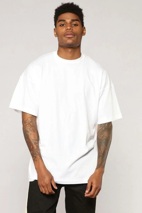 ZAA RA Oversized Plain T-Shirt | 240 GSM | Premium Cotton | High-Quality - XL-44