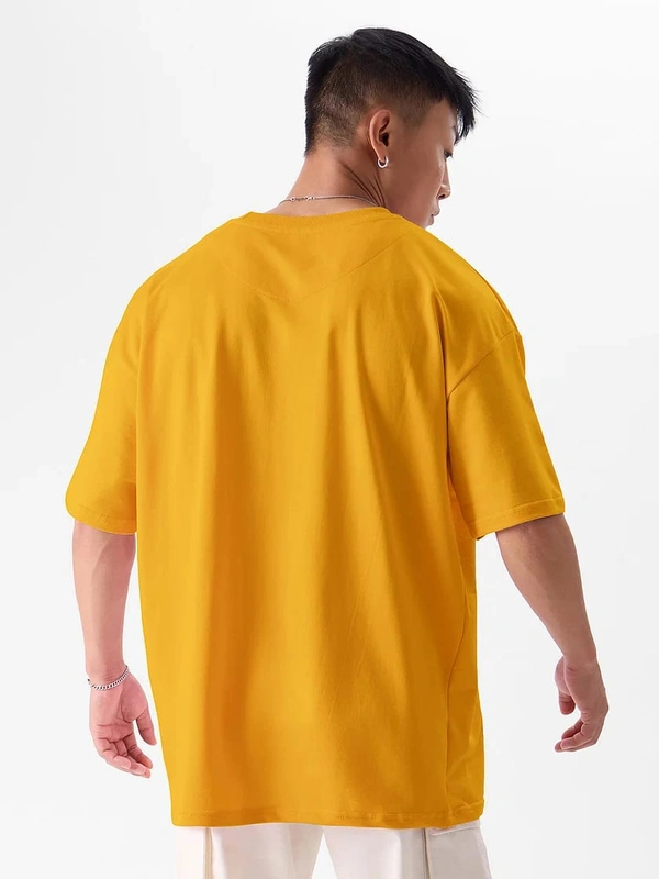 ZAA RA Oversized Plain T-Shirt | 240 GSM | Premium Cotton | High-Quality - M-40