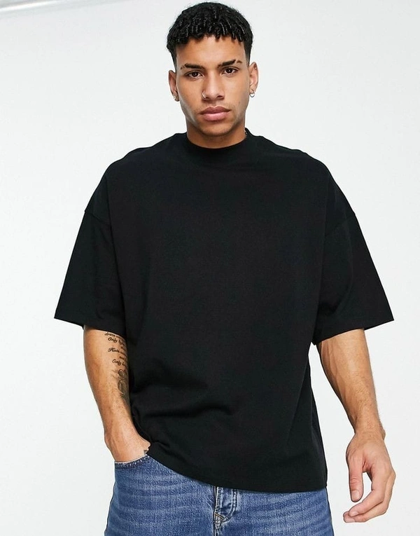 ZAA RA Oversized Plain T-Shirt | 240 GSM | Premium Cotton | High-Quality - S-38