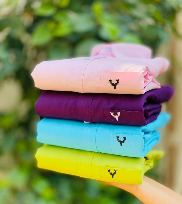 The Unity Style Plain Shirts for Men - 4 Pc Combo Stylish & Comfortable Free Shipping - XL