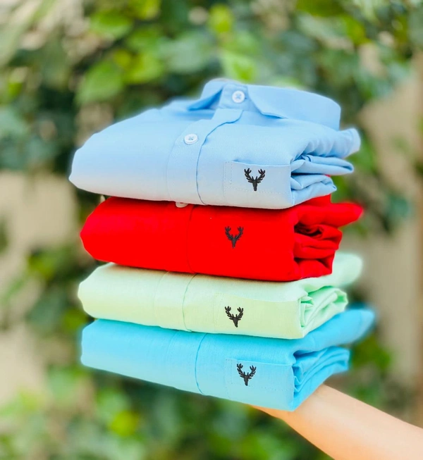 The Unity Style Plain Shirts for Men - 4 Pc Combo Stylish & Comfortable Free Shipping - XL