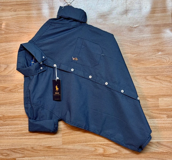 RL POLO Shirt Regular fit Checkd Formal Shirt - M-38
