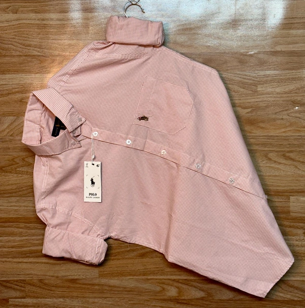 RL POLO Shirt Regular fit Checkd Formal Shirt - M-38