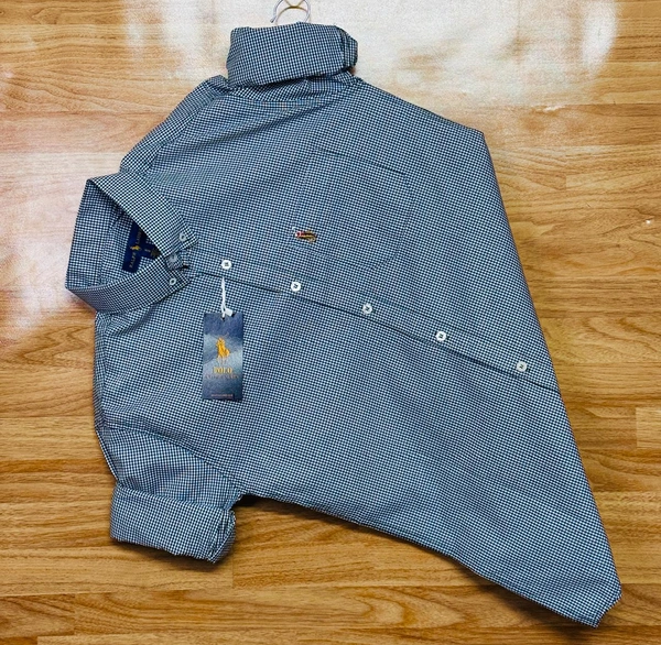 RL POLO Shirt Regular fit Checkd Formal Shirt - M-38