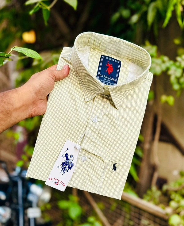 RL POLO Shirt Regular fit Checkd Formal Shirt - M-38