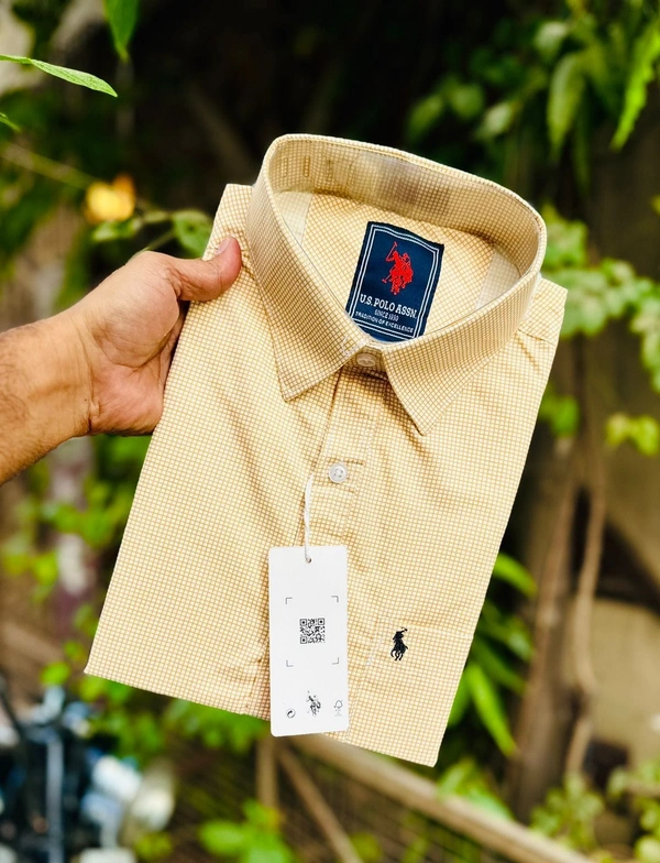 RL POLO Shirt Regular fit Checkd Formal Shirt - M-38