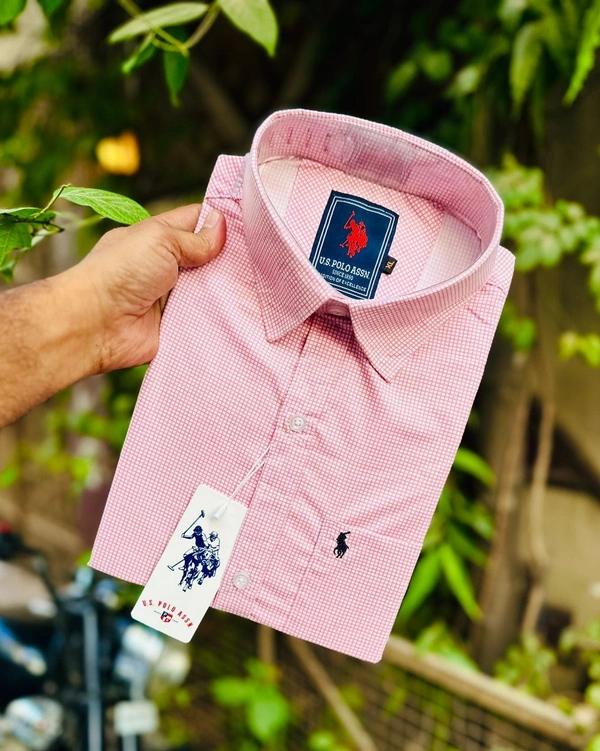 RL POLO Shirt Regular fit Checkd Formal Shirt - M-38
