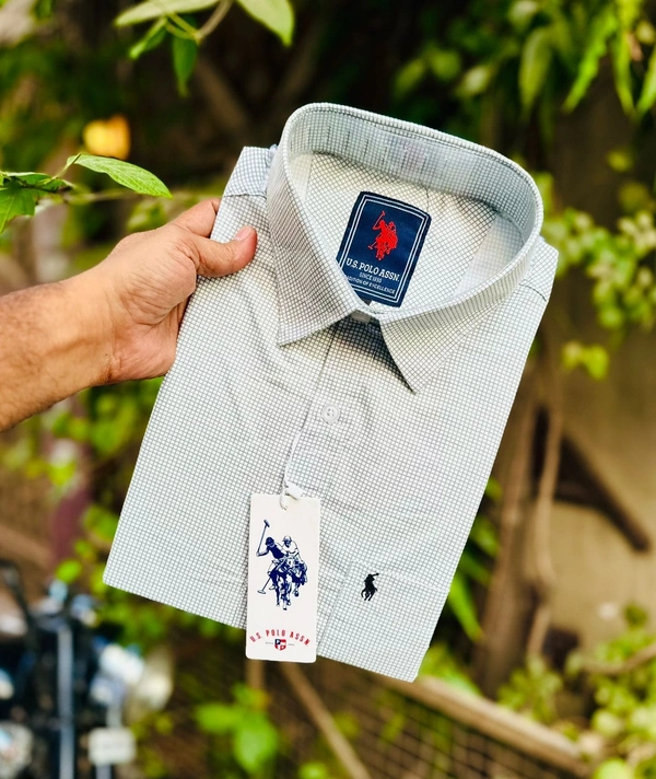RL POLO Shirt Regular fit Checkd Formal Shirt - M-38