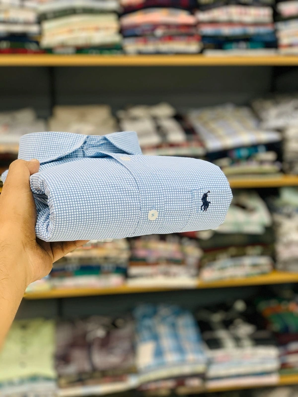RL POLO Shirt Regular fit Checkd Formal Shirt - M-38