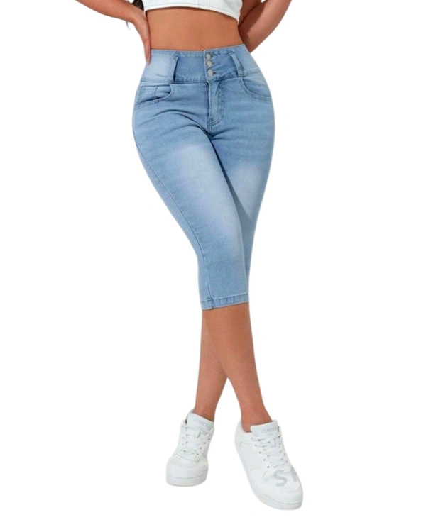 Women's Mid Wash Ankle Length Jean's 