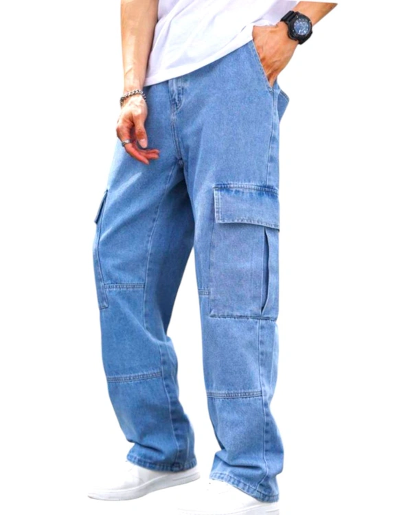 Men's Blue Cargo Jean's  - 30