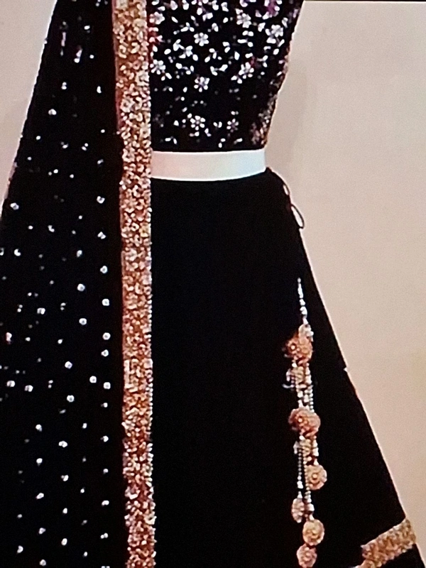Pink Taffeta Silk Lehenga Cholis For Women - Pink Flamingo
