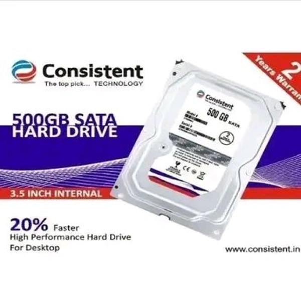 Consistent Hard Disk - Consistent 500 GB Hard Disk
