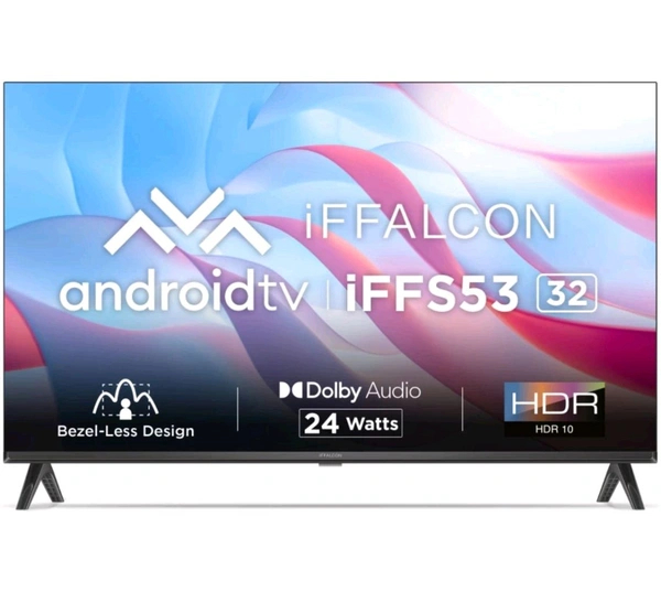 IFFALCON By TCL (79.97cm) 32 Inch HD Ready LCD Smart TV With HDR 10 (IFF32S53) - 32 Inch