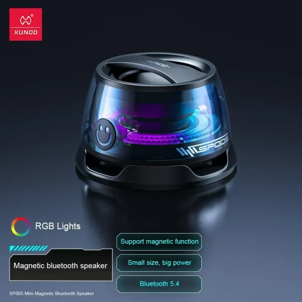 XUNDD Magsafe/Magnetic Bluetooth Mini Speaker with LED Light