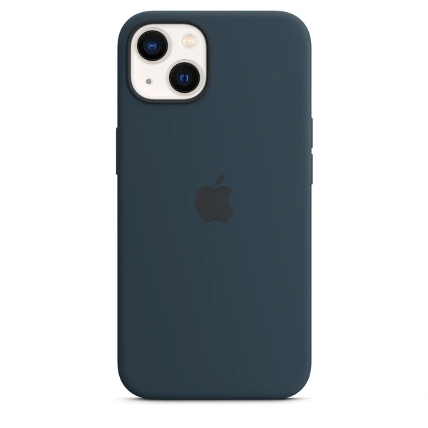 Iphone Premium Silicon With Magsafe Case - 14 Pro Max, Blue