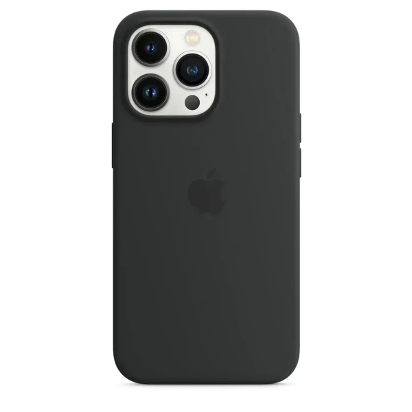 Iphone Premium Silicon With Magsafe Case - 13 ProMax, Black