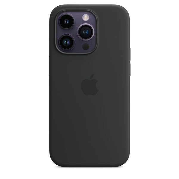 Iphone Premium Silicon With Magsafe Case - 14 Pro Max, Black