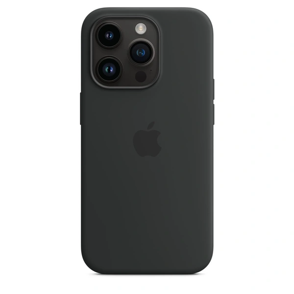 Iphone Premium Silicon With Magsafe Case - 14 Pro Max, Black
