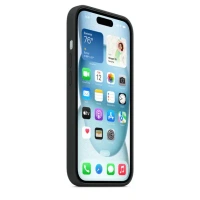 Iphone Premium Silicon With Magsafe Case - 14 Plus, Black