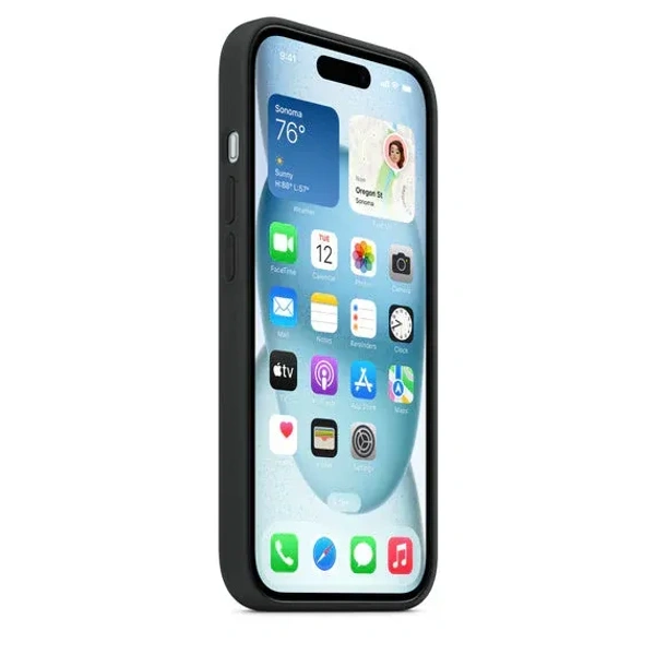 Iphone Premium Silicon With Magsafe Case - 14 Plus, Black