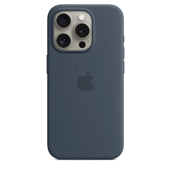 Iphone Premium Silicon With Magsafe Case - 14 Pro Max, Blue
