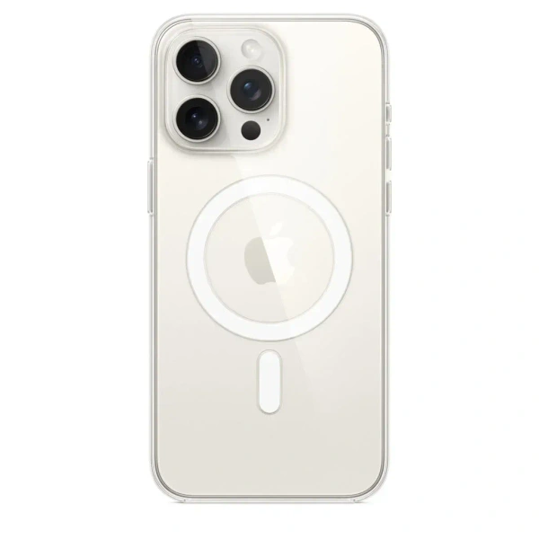Apple Clear Case With MagSafe (NO YELLOWISH) - 15 PRO Max