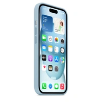 Iphone Premium Silicon With Magsafe Case - 13, Sky Blue