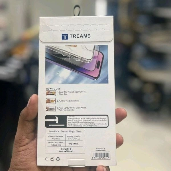Treams Dust Proof Temper Glass - 13