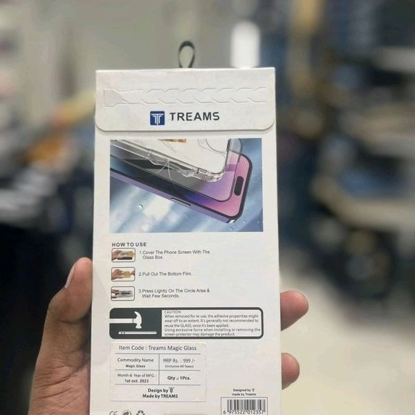 Treams Dust Proof Temper Glass - 12