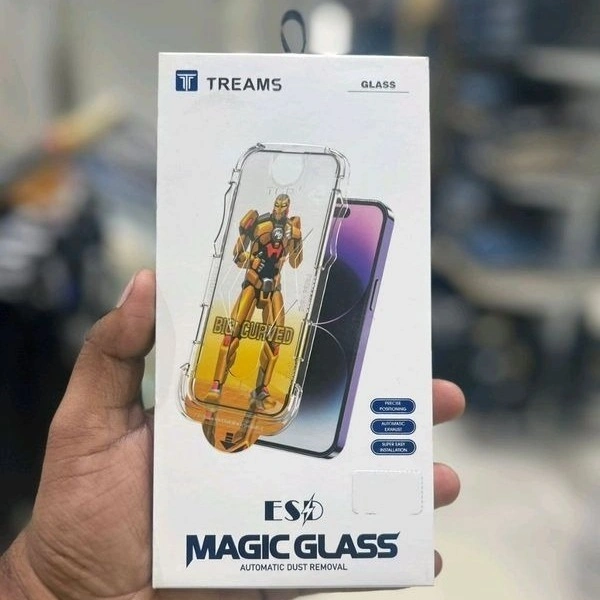 Treams Dust Proof Temper Glass - 15