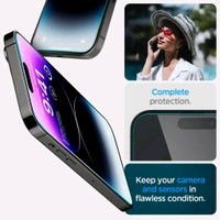 Spigen Ez Fit Tempered Glass Screen Protector Guard (Pack Of 2) - 14 PLUS