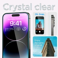 Spigen Ez Fit Tempered Glass Screen Protector Guard (Pack Of 2) - 14 PLUS