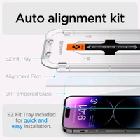 Spigen Ez Fit Tempered Glass Screen Protector Guard (Pack Of 2) - 15 PRO