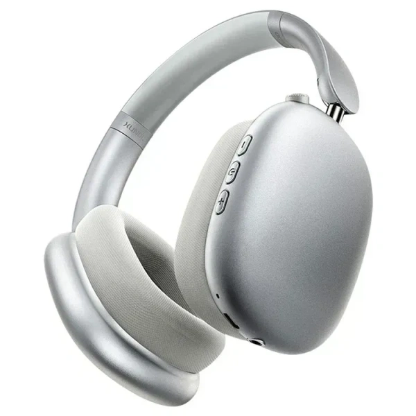 XUNDD D002 Wireless Headphones Over Ear Bluetooth 5.3 Headset Foldable Design - silver