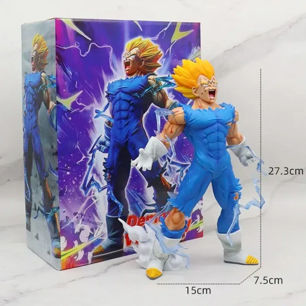 DBZ Vegeta Standing 27cm Action Figure With Box