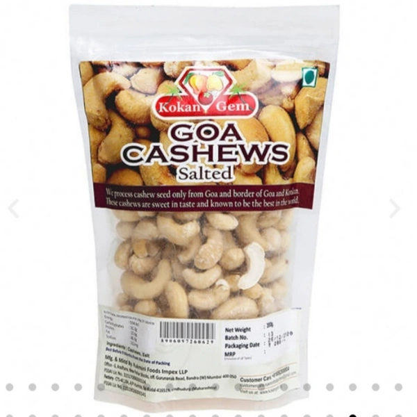 Goa Cashews Salted 200gm