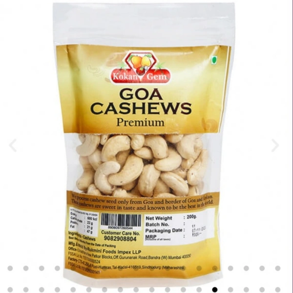 Goa Cashews Premium