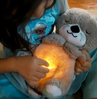 Radiance Breathing Teddy Bear - Gray