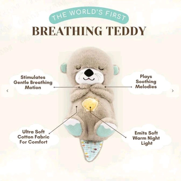 Radiance Breathing Teddy Bear - Gray