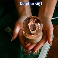 Radiance  "Crystal Dolphin LED Light Globe – Enchanted Ocean Glow"
