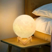 3D Moon Lamp with Touch Control