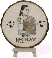 Radiance  Personalized Wooden Engraved Photo Plaque