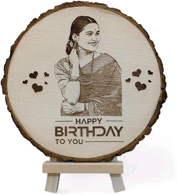 Radiance  Personalized Wooden Engraved Photo Plaque